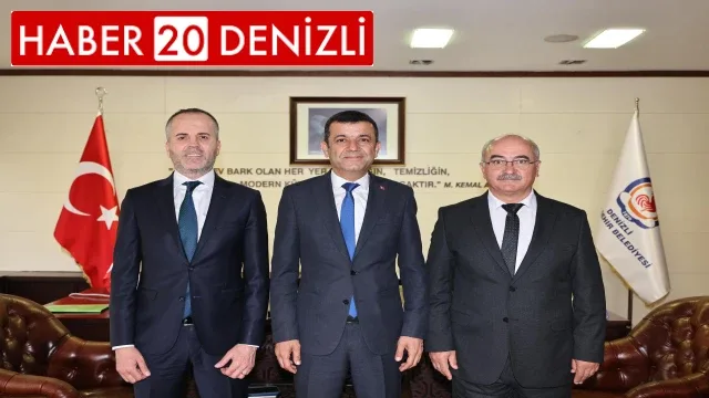 Denizli Büyükşehirde Bozbaş ve Prof. Dr. Aydın görevine başladı