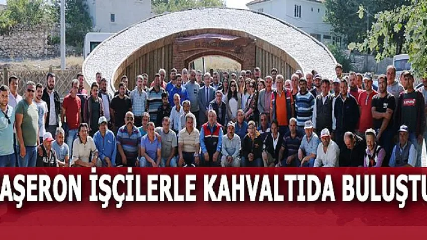 Taşeron İşçilerle Kahvaltıda Buluştu