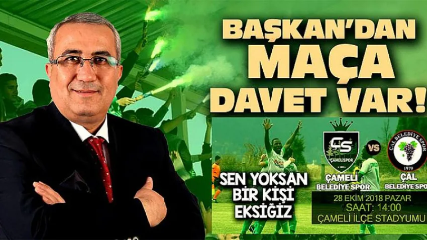 Başkan Arslan’dan Maça Davet