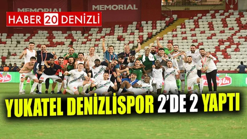 Yukatel Denizlispor 2: Antalyaspor 0