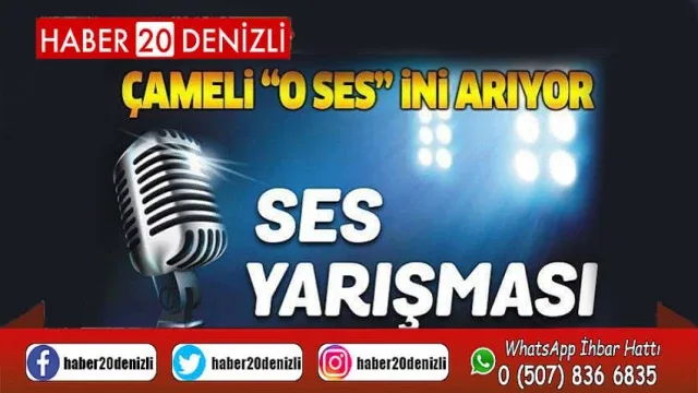 'O Ses Çameli' Ses Yarışması Düzenlenecek