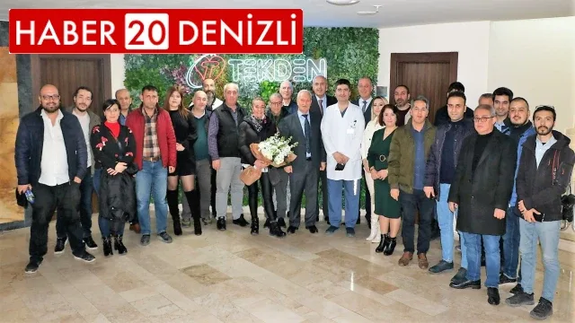 Denizli Tekden Hastanesi gazetecilerle bir araya geldi