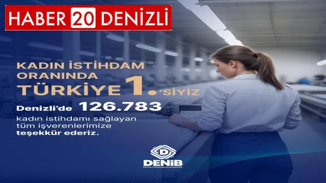 DENİB Başkanı Memişoğlu; “Kadın istihdamı oranında ülke birincisiyiz”