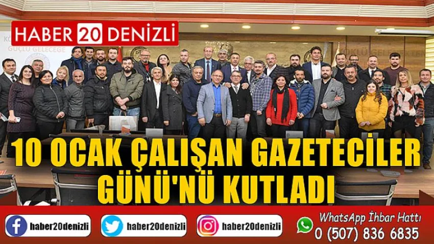 10 Ocak Çalışan Gazeteciler Günü'nü kutladı