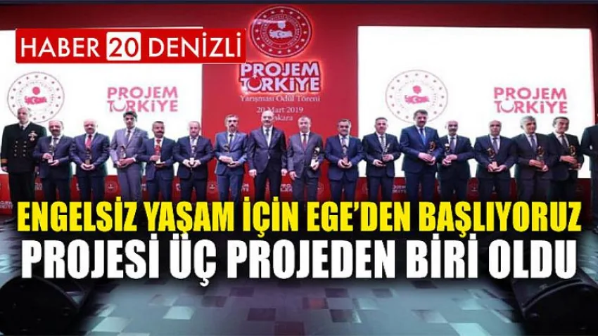 ‘’Engelsiz Yaşam için Ege’den Başlıyoruz’’ Projesi Üç Projeden Biri Oldu