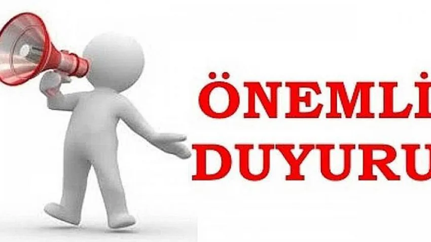 Önemli Duyuru !