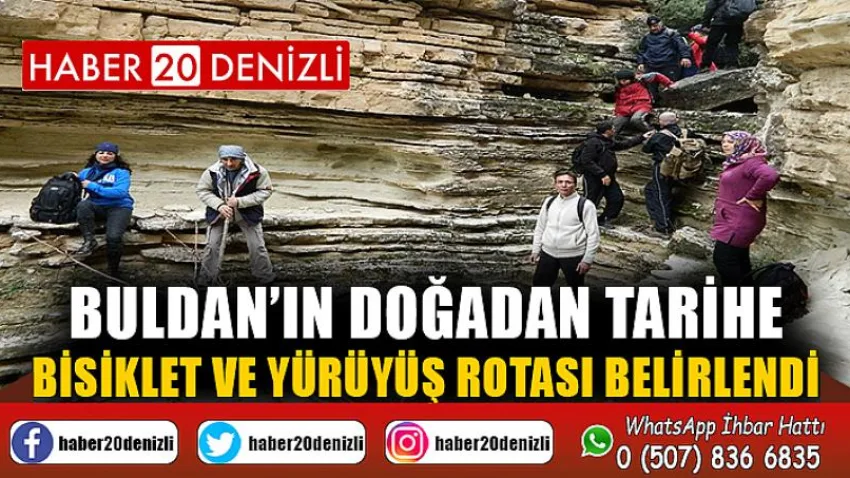 Buldan’ın Doğadan Tarihe Bisiklet ve Yürüyüş Rotası belirlendi