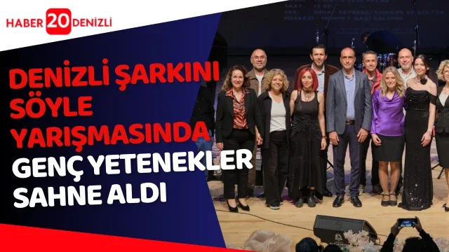Denizli Şarkını Söyle yarışmasında genç yetenekler sahne aldı
