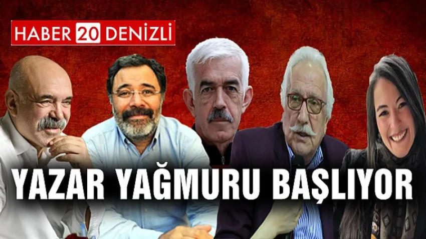 Yazar Yağmuru Başlıyor
