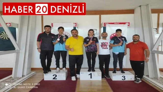 Denizli’den dartta büyük başarı