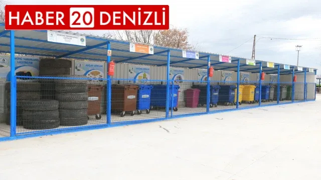 Pamukkale’de atıklar ayrıştırılarak toplanıyor