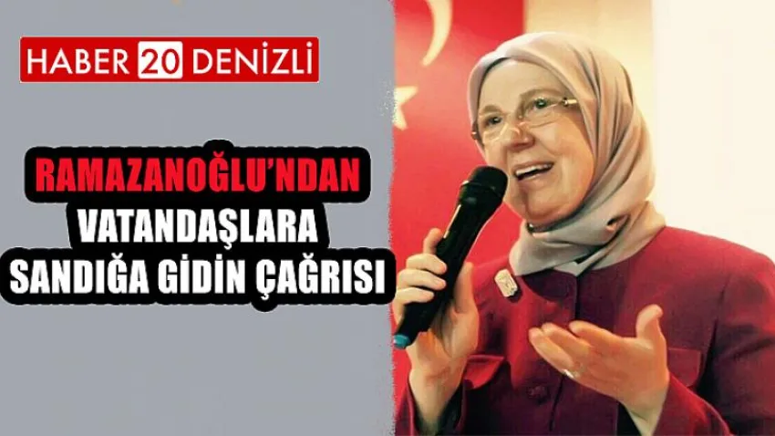 Dr. Ramazanoğlu’ndan Vatandaşlara Sandığa Gidin Çağrısı
