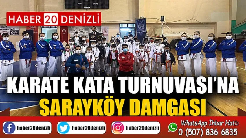 Karate Kata Turnuvası’na Sarayköy Damgası