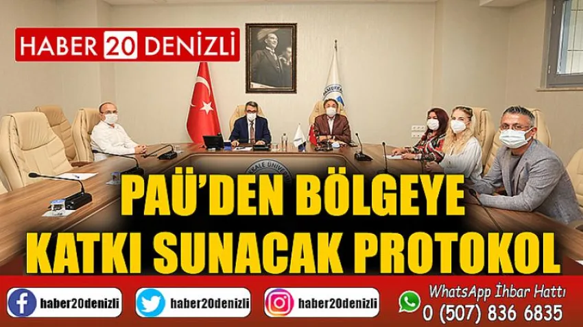 PAÜ’den Bölgeye Katkı Sunacak Protokol