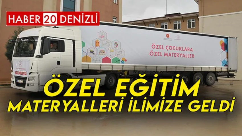 Özel Eğitim Materyalleri İlimize Geldi
