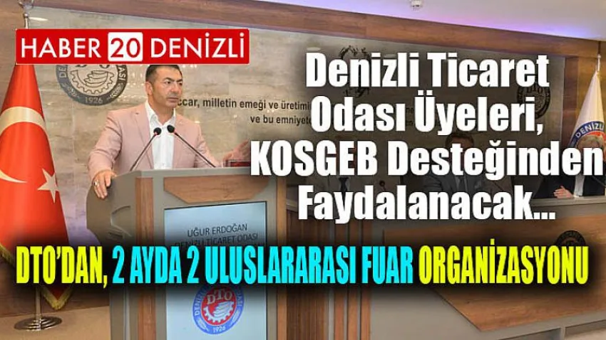 Dto’dan, 2 Ayda 2 Uluslararası Fuar Organizasyonu