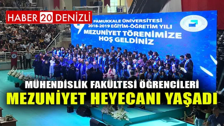 PAÜ Mühendislik Fakültesi Mezuniyet Töreni Yapıldı