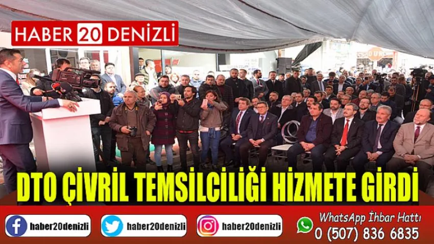 DTO Çivril Temsilciliği Hizmete Girdi