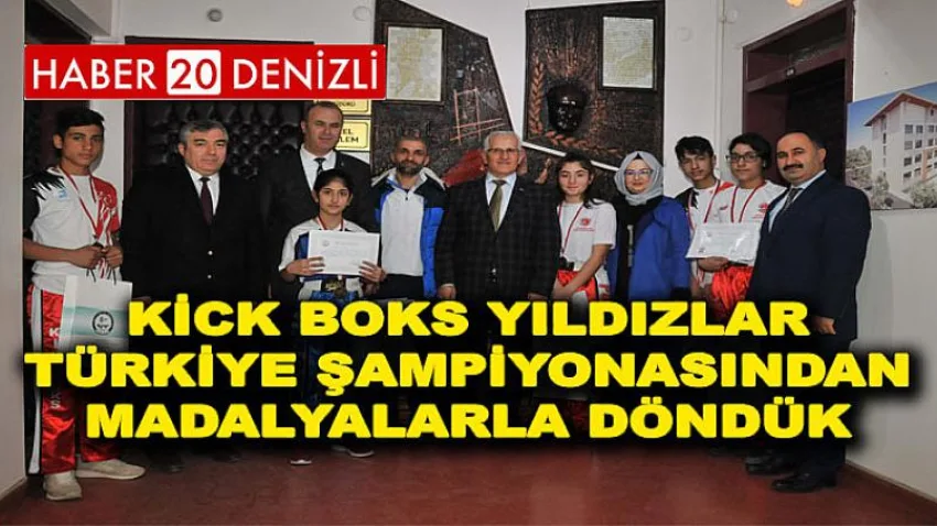 Kick Boks Yıldızlar Türkiye Şampiyonasından Madalyalarla Döndük