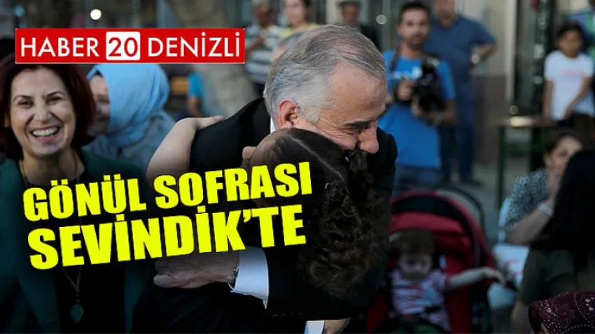 Gönül sofrası Sevindik’te
