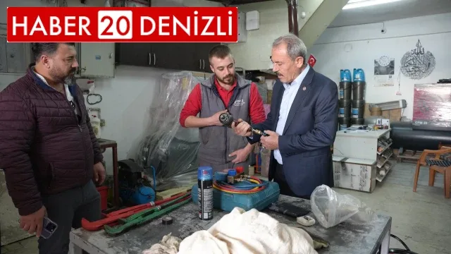 AK Partili Şahin Tin, Denizlili esnafla buluştu