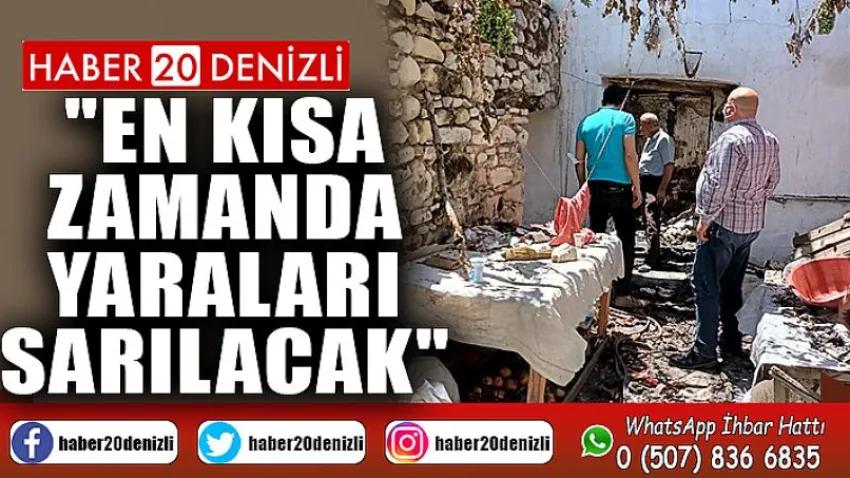 En kısa zamanda yaraları sarılacak