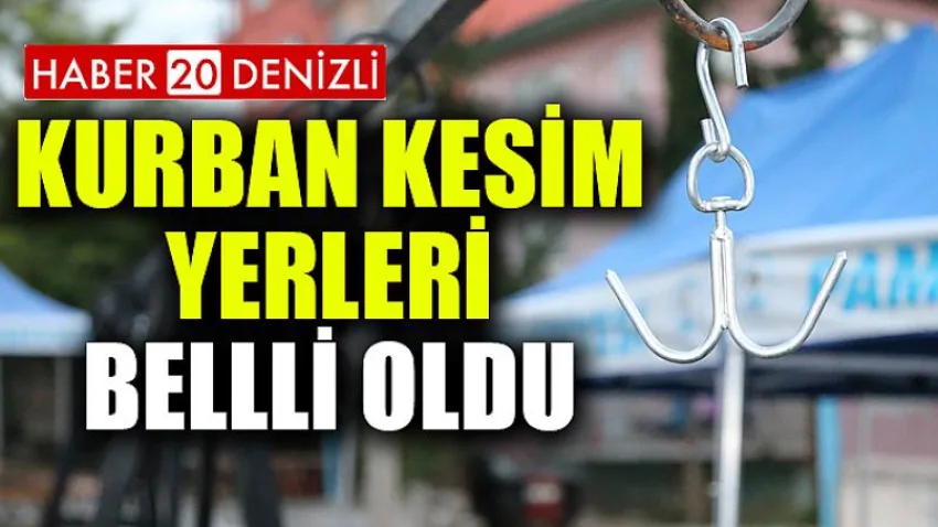 Pamukkale’de Kurban Kesim Yerleri Bellli Oldu