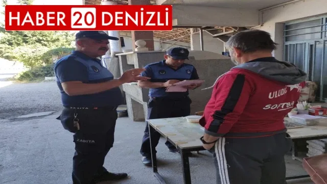 Çivril’de ruhsatsız işyerlerine göz açtırılmıyor