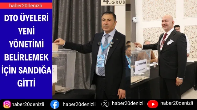 DTO üyeleri yeni yönetimi belirlemek için sandığa gitti