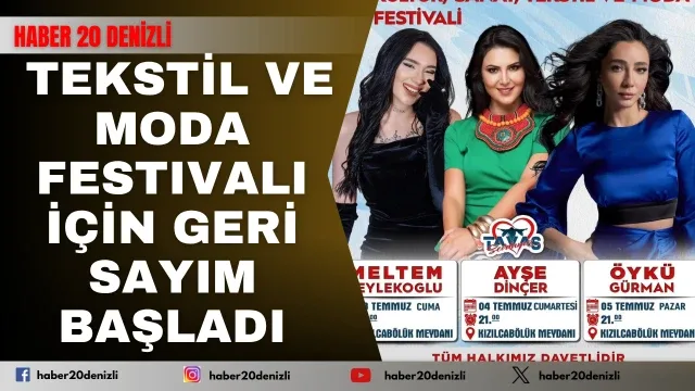 30’uncu Geleneksel Kızılcabölük Kültür, Sanat, Tekstil ve Moda Festivali için geri sayım başladı
