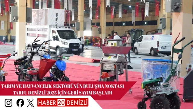 Tarım ve hayvancılık sektörünün buluşma noktası TARFU Denizli 2025 için geri sayım başladı