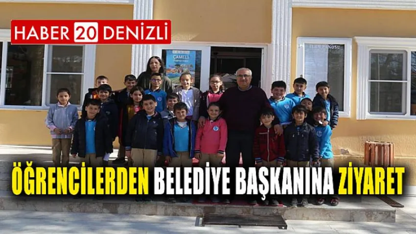Öğrencilerden Belediye Başkanına Ziyaret