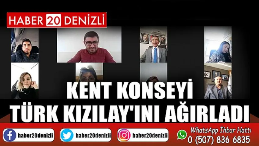 Kent Konseyi Türk Kızılay'ını ağırladı