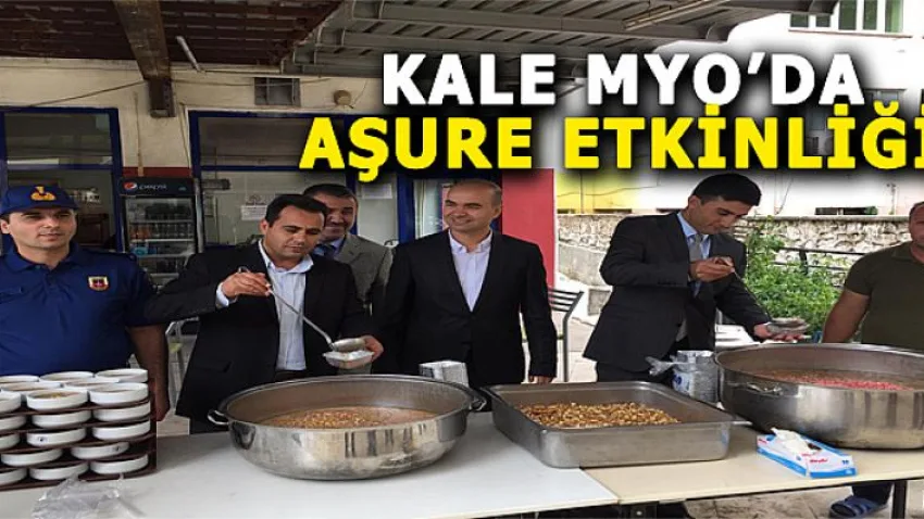 Kale Myo'da Aşure Etkinliği