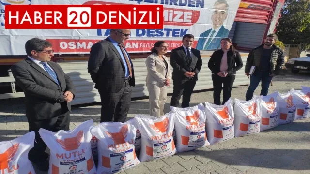 Denizlili üreticilere 90 bin kilogram tohum dağıtımı yapıldı