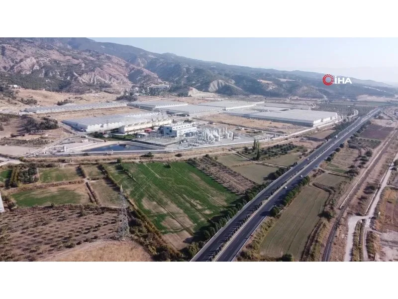 Saraköy Jeotermal Kaynaklı Sera Organize Tarım Bölgesinde 7 sera parselinde üretim başladı