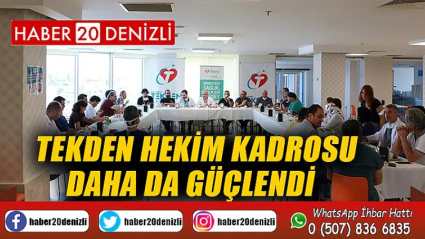 Tekden hekim kadrosu daha da güçlendi