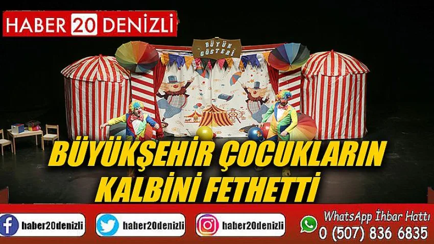 Büyükşehir çocukların kalbini fethetti