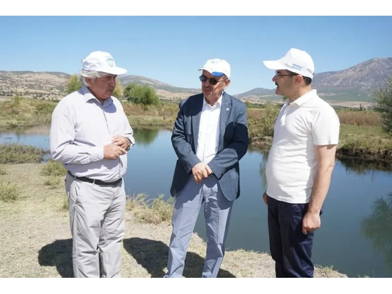 Çivril’de tarla balıkçılığı için ilk adım atıldı