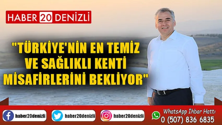 Türkiye'nin en temiz ve sağlıklı kenti misafirlerini bekliyor