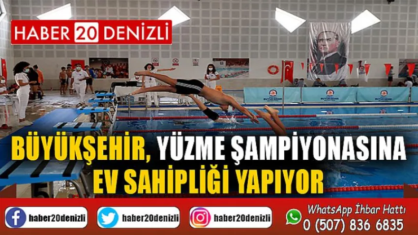 Büyükşehir, yüzme şampiyonasına ev sahipliği yapıyor