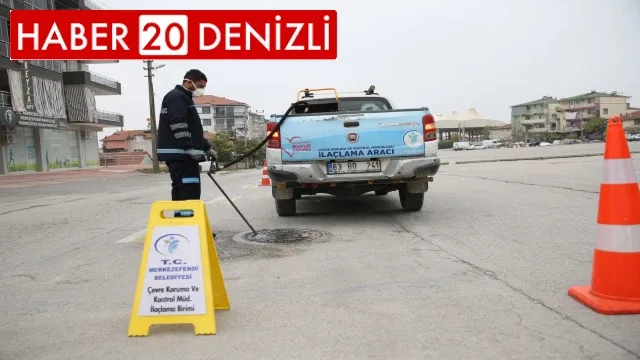 Merkezefendi’de halk sağlığı için ilaçlamalar devam ediyor