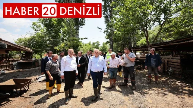 Denizli’de selin yaraları sarılıyor
