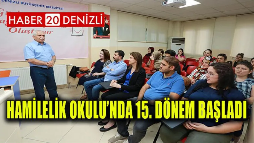 Hamilelik Okulu’nda 15. dönem başladı