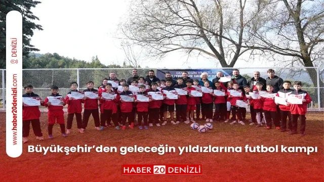 Büyükşehir’den geleceğin yıldızlarına futbol kampı