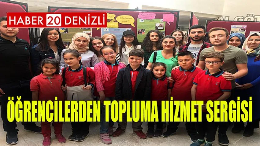Öğrencilerinden Topluma Hizmet Sergisi
