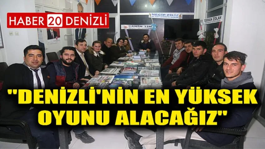 ''Denizli'nin En Yüksek Oyunu Alacağız''