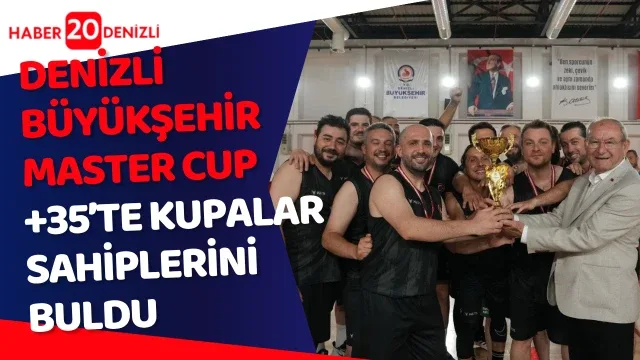 Denizli Büyükşehir Master Cup +35’te kupalar sahiplerini buldu
