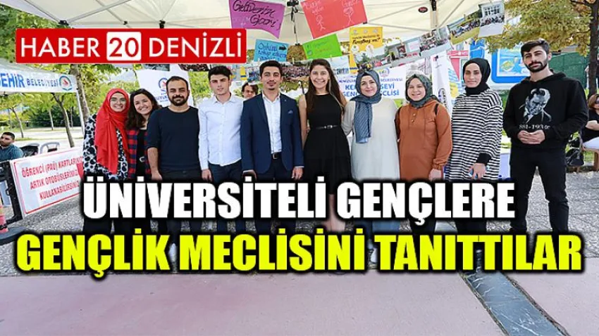 Üniversiteli gençlere Gençlik Meclisini tanıttılar