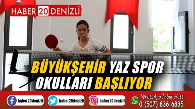 Büyükşehir Yaz Spor Okulları Başlıyor